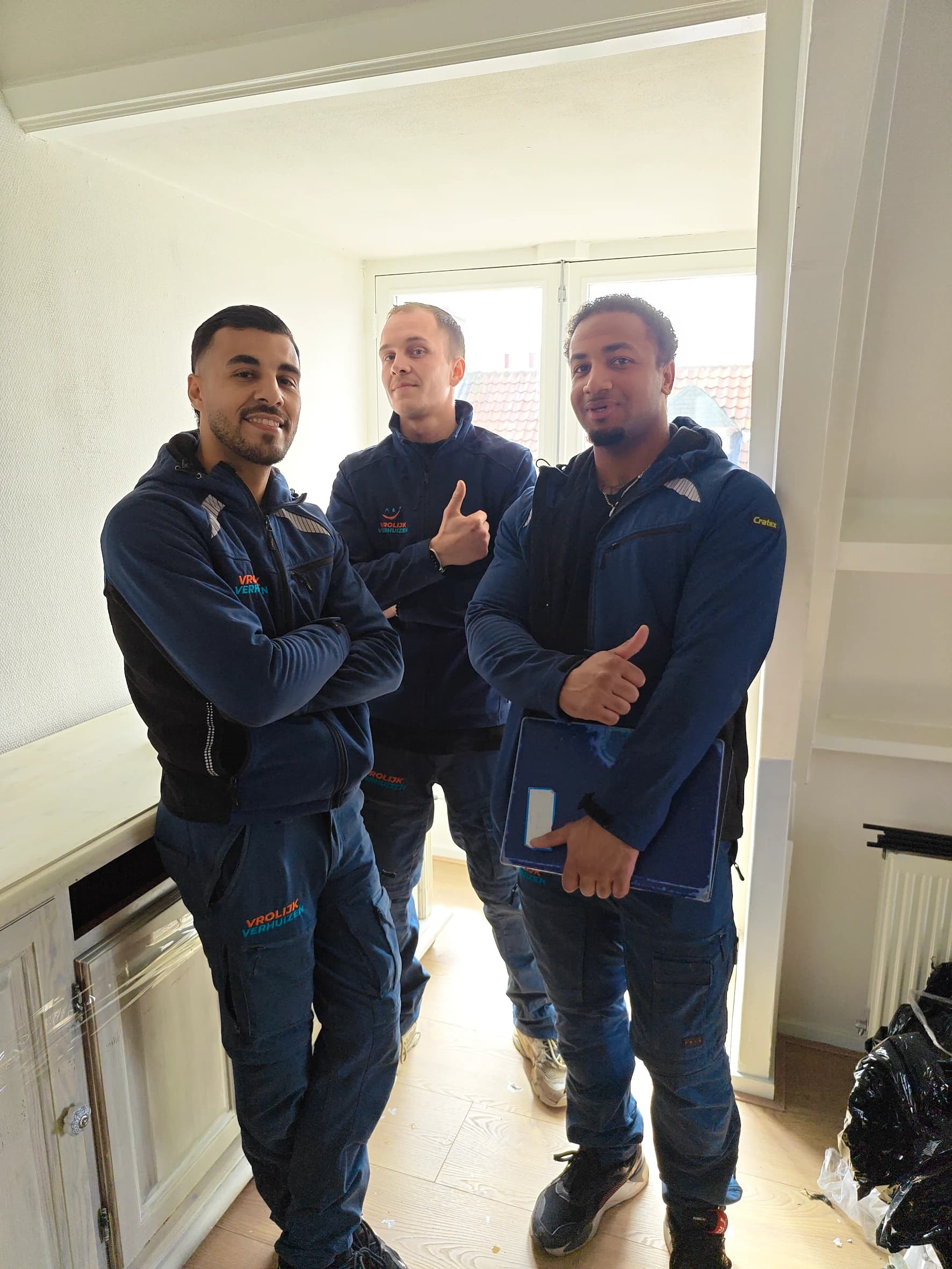 The cheerful Vrolijk Verhuizen team